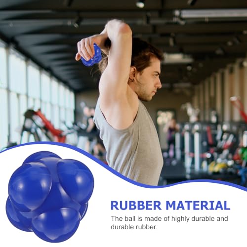 SOLUSTRE Silicone Hexagonal Reaction Ball Large 68mm Agile Training Ball Fitness Equipment for Speed and Agility Training