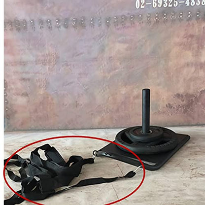 Weight Sled Push Pull Heavy High Training Sled Drag, Training Sled Padded Harness Trading Power Running Speed Sled Weighted Drag Sport Power Sled