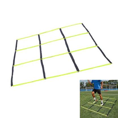 Multifunctional 9 Grids Agility Ladder for Sports Training Fitness and Footworks Drill Agility Train Enduring Adjusted Speed Training