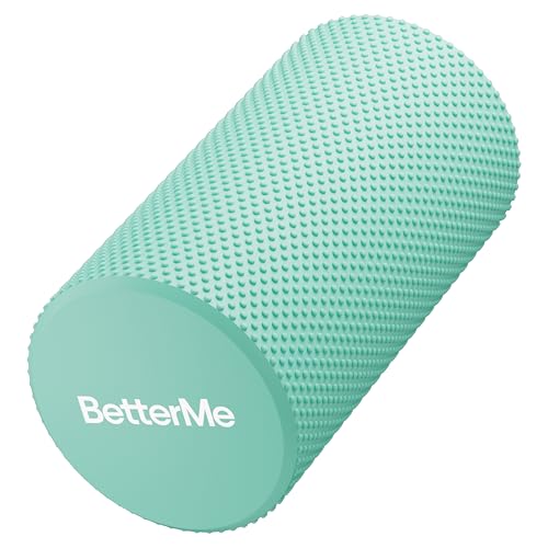 BetterMe Foam Roller for Muscle Recovery – High Density Exercise Roller for Back &Legs – Deep Tissue Massage Roller for Tension, Relief & Stretching (Subtle Mint) - color: Subtle Mint