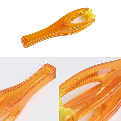Finger Roller Massager,Scalp Massager Gua sha Back Massager Head Scratcher,Hand Blood Circulation Massage Tools, Handheld Stress Relief Double Rubber Joint Roller Massager,2 Pieces