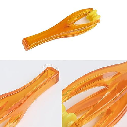 Finger Roller Massager,Scalp Massager Gua sha Back Massager Head Scratcher,Hand Blood Circulation Massage Tools, Handheld Stress Relief Double Rubber Joint Roller Massager,2 Pieces