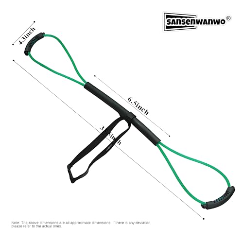 𝘀𝗮𝗻𝘀𝗲𝗻𝘄𝗮𝗻𝘄𝗼 Boxing Resistance Bands for Speed, Strength – Ideal for Fighters, Fitness Enthusiasts to Enhance Combat Techniques and Home Training with Varied Resistance Levels - color: Green 2.0