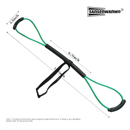 𝘀𝗮𝗻𝘀𝗲𝗻𝘄𝗮𝗻𝘄𝗼 Boxing Resistance Bands for Speed, Strength – Ideal for Fighters, Fitness Enthusiasts to Enhance Combat Techniques and Home Training with Varied Resistance Levels - color: Green 2.0