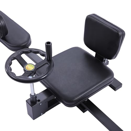 3 Bar Pro Leg Stretcher with Cushion&Wheels 180° MMA Stretching Trainer Split Leg Training Machine Flexibility Stretching Equipment for Ballet Yoga Dance Martial Arts Home Gym Exercise Black