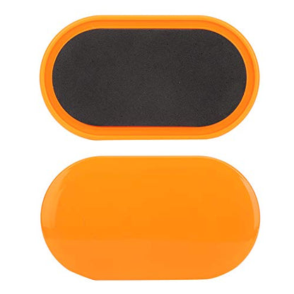 Exercise Core Sliders, Ergonomic Oval Design Sliding Discs Set of 2 for Yoga Pilates Home Fitness Workouts Full Body Training
