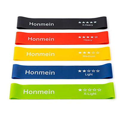 Resistance Bands for Working Out,Exercise Bands with 5 Resistance Levels - color: Multicolor