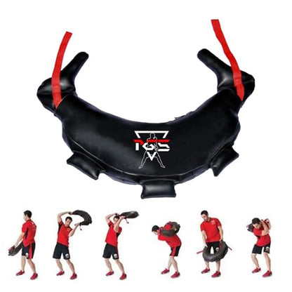 Strength Training Bag, 11LB/33LB/55LB, Fitness Sand Bag, Home Gym Weight Training, Multifunctional Workout Bag - size: 20 KG ( 44 LBS )