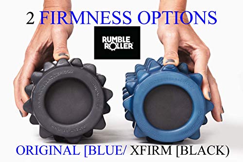 RumbleRoller Extra Firm Foam Roller Deep Tissue Massage Roller for Muscle Recovery (22 Inches Midsize)