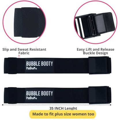 Blood Flow Restriction Bands for Women Glutes with 4-Week Booty Bands Exercise Guide, Bfr Booty Occlusion Bands for Women, Booty Bands Legs and Butt, Blood Restriction Workout Bands for Squats - style: Black