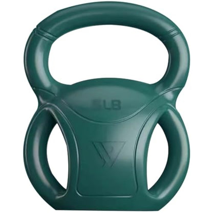 Kettlebell Weights Gym Muscle Training Kettle Bells, Women's Fitness Squat Dumbbell, Unique Three-Ear Structure, Sports Equipment(Dark Green,10LB)