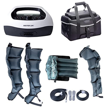 Full Body Recovery System : Sequential Air Compression Device, Foot and Leg Recovery Boots, Arm and Waist, Improved Blood Circulation and Fast Recovery (SP-2000, XL) - color: 04. White (Sp-2000 Full Body), size: 2. Legs (XL)