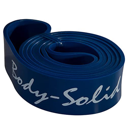 Body-Solid Pull Up Assistance Bands - Resistance Lifting Bands for Daily Workout - Extra Thick Long Exercise Bands for Stretching, Physical Therapy, Men & Women - style: Blue