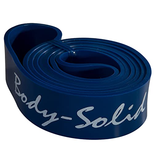 Body-Solid Pull Up Assistance Bands - Resistance Lifting Bands for Daily Workout - Extra Thick Long Exercise Bands for Stretching, Physical Therapy, Men & Women - style: Blue
