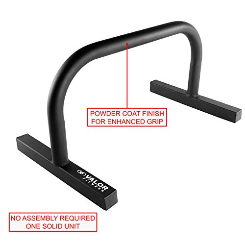 Valor Fitness Gymnastic Parallette Bars - Training Dip Bars Push Up Stands - Build Core Body Weight Strength Balance Equipment