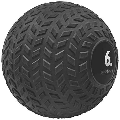 Champion Sports Rhino Fitness Slam Ball – Sand-Filled, Bounce-Resistant Ball for Strength & Conditioning, 6–50 lb - style: 6 Pound