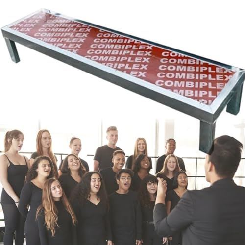 Heavy Duty Non-Slip Step Treads - Commercial Grade Stairs for Podiums, Stages & Events - Safe Access Platform for Enhanced Stability & Safety - color: 1tier