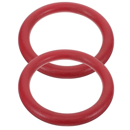 2pcs Portable Gymnastics Rings with Abs Material for Indoor and Outdoor Fitness Calisthenics Pull up Workout Rings for Men and Women for Strength Training