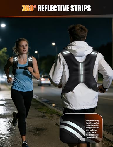 Henkelion Weighted Vest Weight Vest for Men Women Kids Weights Included, Body Weight Vests Adjustable for Running, Training Workout, Jogging, Walking