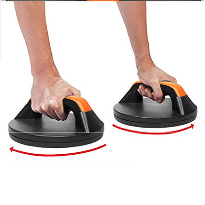 Plastic Push Up Bracket-Push Bars for Floor - Pushups for Men, Women Rotating, no Slip Bar Design