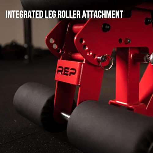 Rep Fitness Adjustable Bench – AB-3000 FID – Flat/Incline/Decline - color: Metallic Black