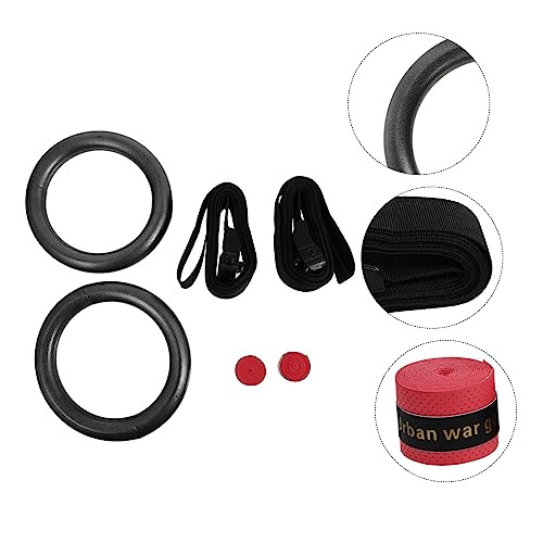 Toddmomy Portable Fitness Ring Home Gymnastics Ring Wear-Resistant Durable Exercise Equipment Random Color