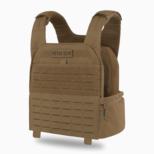Weighted Vest Adjustable Tactical Weight Vests, Trainer Fitness Strength Endurance Workout Training Vest