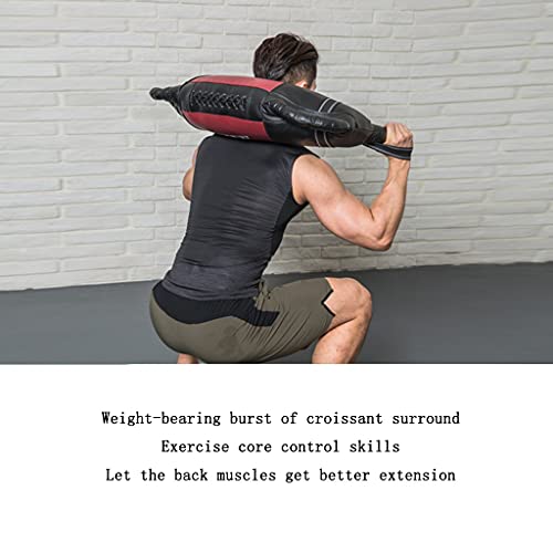 Slam Ball Sandbag Weight Training Power Bag with Handles, Fitness Bag, for Weight Lifting, Running, Exercise, Powerlifting and Functional Workout,15Kg