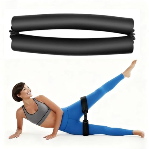 Hip & Core System, Resistance Loop to Stretch, Core Fitness Glute Workout Bands,Working for Home Gym Outdoor,Gift for Fitness Enthusiasts - color: Black