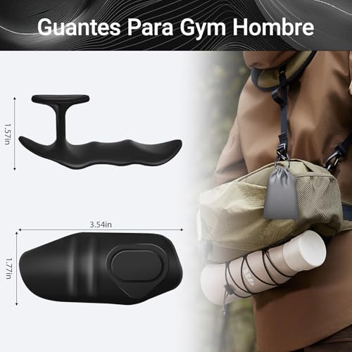 4-PCS Rypt Grip for Weight Lifting Deadlift Rows-Rubber Anti-Slip Ergonomic Lifting Gloves for Men and Women Training Palm Protectors for Gym Intensive Training and Exercise