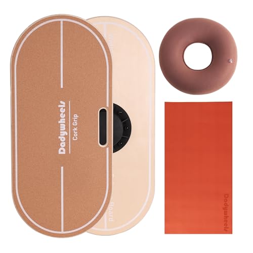 Standing Desk Balance Board - Lightweight & Portable 28"x13" Wobble Board for Active Standing, Improving Balance & Core Strength at Office or Home