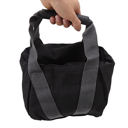 Workout Sandbag Tear with Ergonomic Handle, 12oz Canvas Weightlifting Sandbag for Fitness Exercise, Adjustable 0-25 lbs Fillable Training Bag for Home Gym and Outdoor U