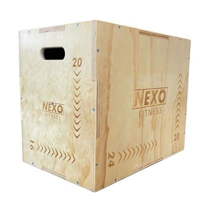 Wooden Plyo Box - Three Options with Easy Assembly - Perfect for Crosstraining & Home Workouts