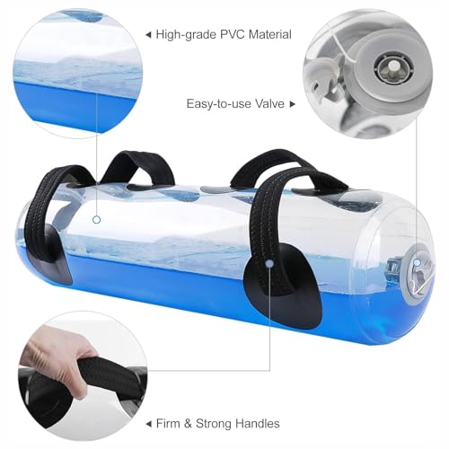Adjustable Water-Filled Fitness Equipment Replaces Sandbags Water-Filled Strength Training Bag Unisex Suitable for Outdoor Use - size: 20KG