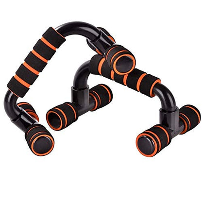 Fitness Push Up Bars Strength Training - Home Floor Workout Equipment Pushup Handle with Cushioned Foam Grip & Non-Slip Sturdy Structure