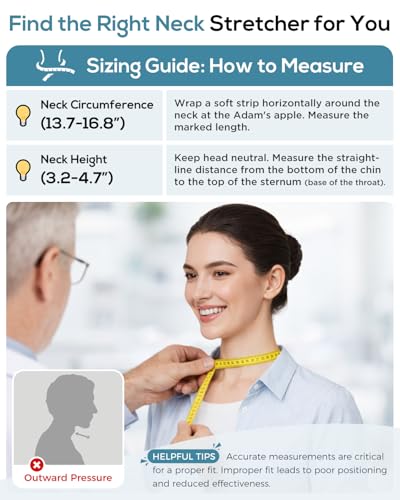 Cervical Neck Traction Device: Neck Stretcher for Cervical Pain Relief, Electric Air Pump with 3 Power Traction, Built-in 8 Airbag, Improved Stretcher for Neck Decompression and Neck Tension Relief