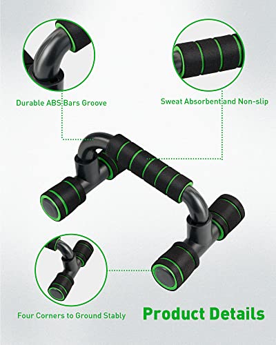 Push up Bar, Structure Portable for Home Fitness Training, Push Up Stands Handle for Floor Workouts, Suitable for Men and Women.
