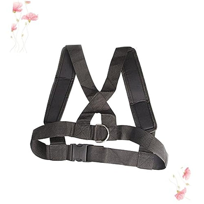 POPETPOP Adjustable Sled Harness for Resistance Training Heavy Duty Workout Strap with No Slip Belt System for Speed and Endurance Training Durable Fitness Aid for Strength