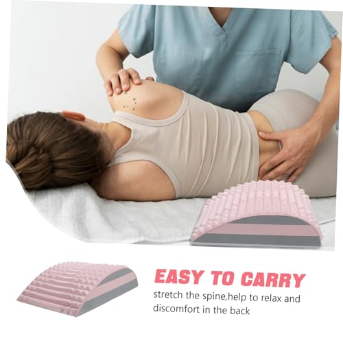 Comfortable Back Arch Stretcher and Neck Massager for Spine Relief Portable Lumbar Stretching Device for Muscle Tension Alleviation and Improved Posture