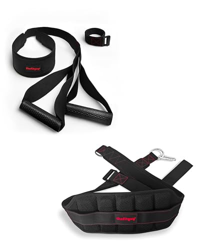 THEFITGUY Sprint & Lower Body Power Bundle – Coach Resistance Belt and Squat Belt