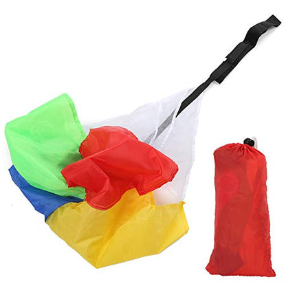 Resistance Parachute, Safe Adjustable Webbing Training Device for Sprint Running Cycling Skating Swimming Athletes