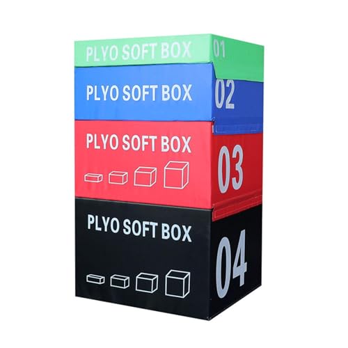 kowaku Jump Box Step up Box Plyometric Jump Box Heavy Duty Versatile Plyo Box Agility Box for Jumping Workout Skipping Lunges Squats - color: 90×75×15cm/green