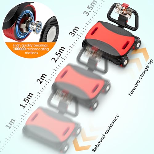 FIAMERMOR 2025 AB Roller Wheel - 4 wheel elbow support abdominal wheel automatic rebound abdominal fat burning weight loss core training equipment home/gym