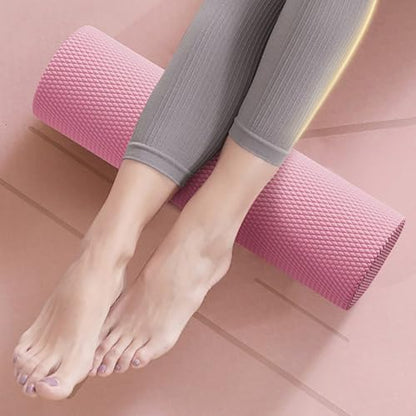 2026 Foam Massage Roller for Back Legs, Standard Compact Textured Foam Roller for Muscle Relif, Trigger Point Massage Roller for Legs, High-Density Massage Roller for Home (Pink#A)