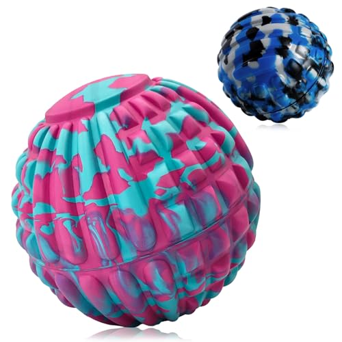Deep Tissue Massage Ball for Exercise & Recovery - SGS Certification - Targets Back, Shoulder, Legs&Feet - Relieves Muscle Knots, Joint Pain&Tightness, Pressure Point Therapy- Myofascial Release Ball