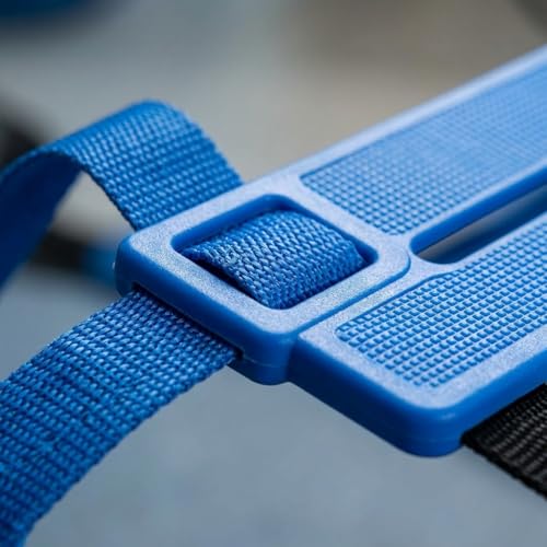 Agility Ladder Training Set - Blue Speed & Footwork Training Equipment with Resistance Parachute, Hurdles, Cones, Jump Rope and Carrying Bag for Sports, Fitness and Soccer Training