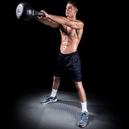 ProsourceFit Vinyl Plastic Kettlebell from 10, 15, 20, 25, 30 and 35 lbs - style: 10lb