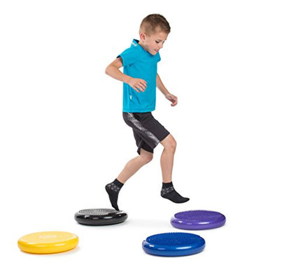 Wobble Cushion Balance Disc - Wobble Disc & Wiggle Seat, Balance Pads for Physical Therapy, Wobble Disk, Sensory Room Equipment - Wobble Seat - color: Blue