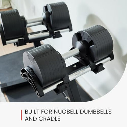 FF Finer Form Nuobell Adjustable Dumbbell Rack & Stand for Nuobell Adjustable Dumbbell Set – Safe, Convenient, and Prevents Accidents. Dumbbell Rack Only, No Weights Included