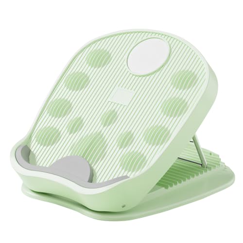 Slant Board Calf Stretcher, Adjustable Incline Stretching Board with Non-slip Base, Leg Slimming Board for Foot Leg Hamstring Knees Ankle Heel Stretching Training - color: Green